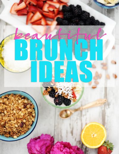 hosting a brunch party