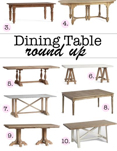 Dining table round up featured