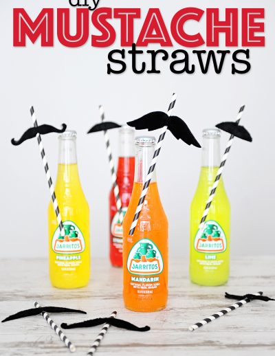 Diy mustache straws 7