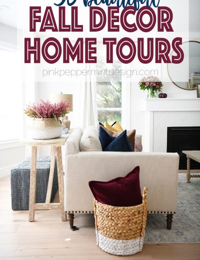 Fall decor home tours