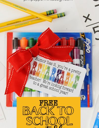 free back to school printable