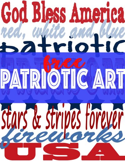 Free patriotic art