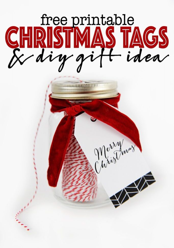 Free printable christmas tags