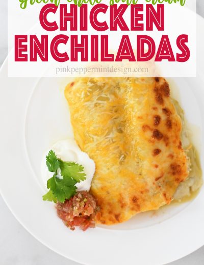green chile sour cream chicken enchiladas recipe