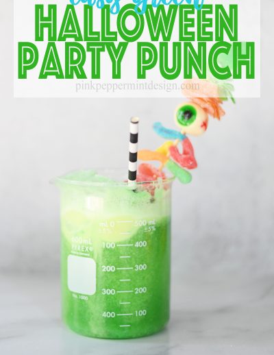green halloween party punch