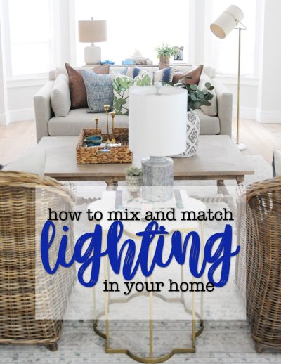 How to mix and match lighting in your home