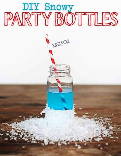 Kids christmas party bottles