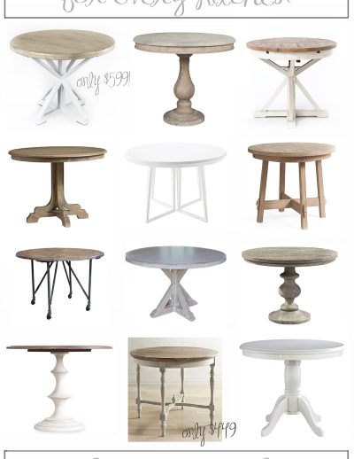 Kitchen table round up 4x6