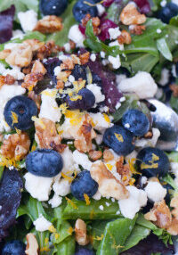 Lemon blueberry salad