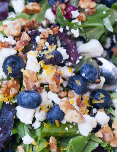 Lemon blueberry salad