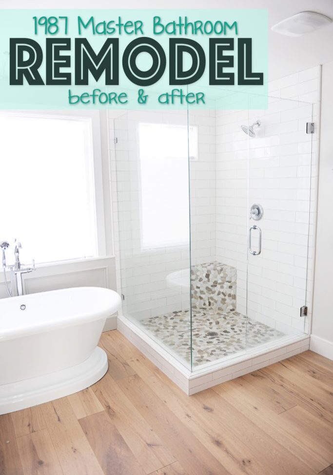Master bathroom remodel pinterest