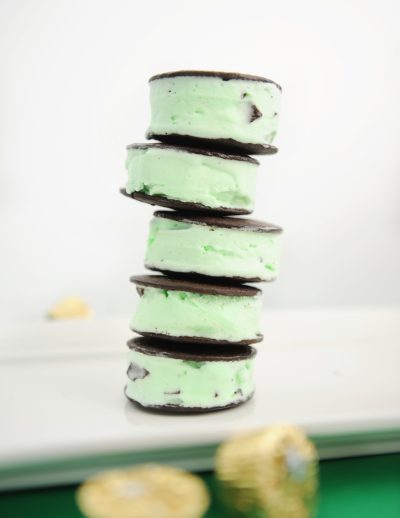 Mint ice cream sandwiches 2