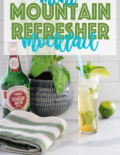 Mint mountain refresher mocktail