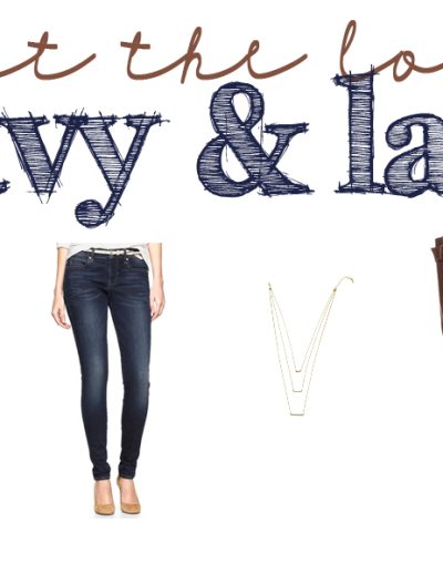 Navy and lace featured