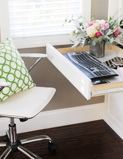 creating a home office in a pinch