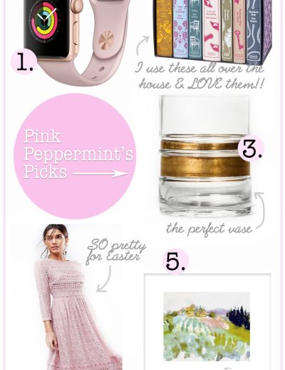 Pink peppermints picks feb 28th