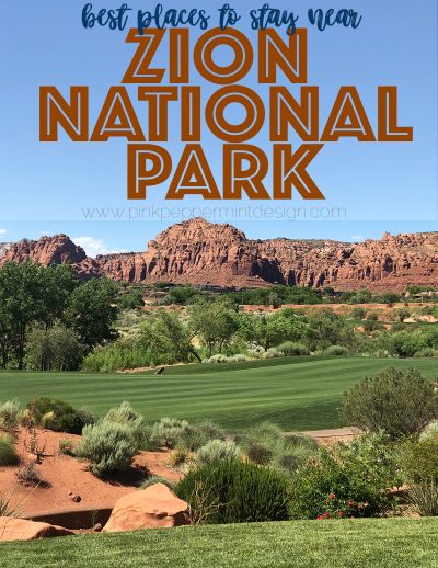 Places to stay near zion national park