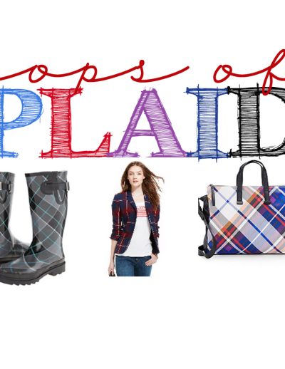Pops of plaid header