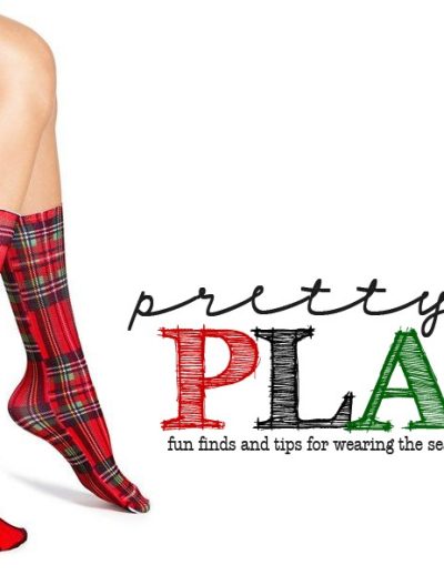 Pretty in plaid header copy