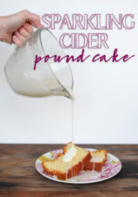 Sparkling cider pound cake 1