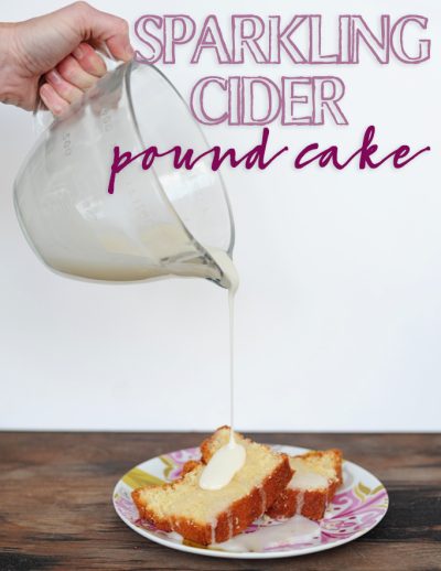 Sparkling cider pound cake 1