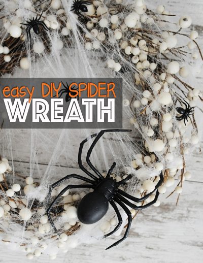 Spider wreath diy 1