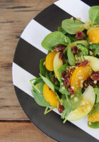 Spinach and mandarin salad 3