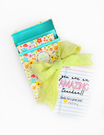 Take note teacher appreciation printable