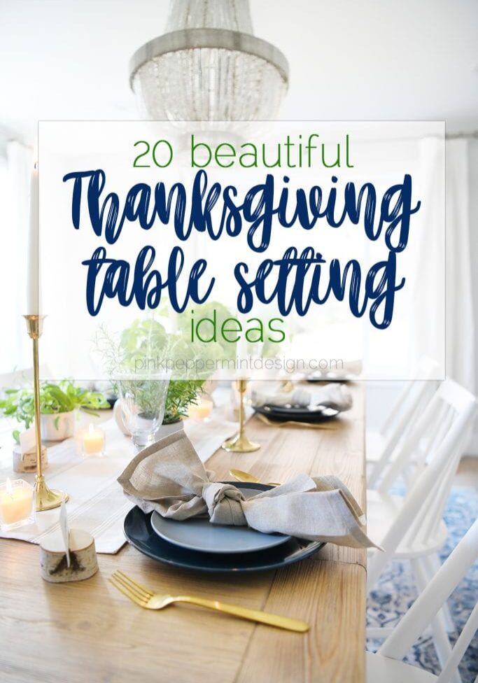 Thanksgiving table settings ideas