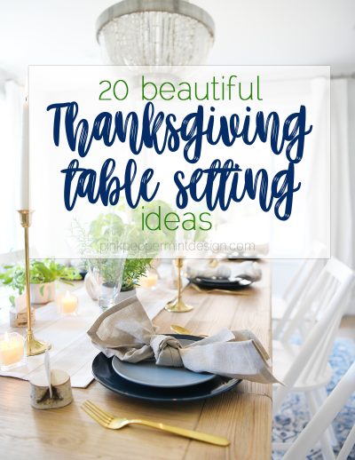 Thanksgiving table settings ideas