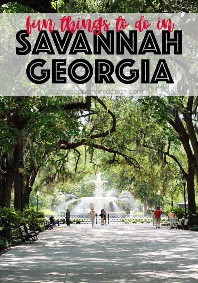 Things to do in savannah georgia
