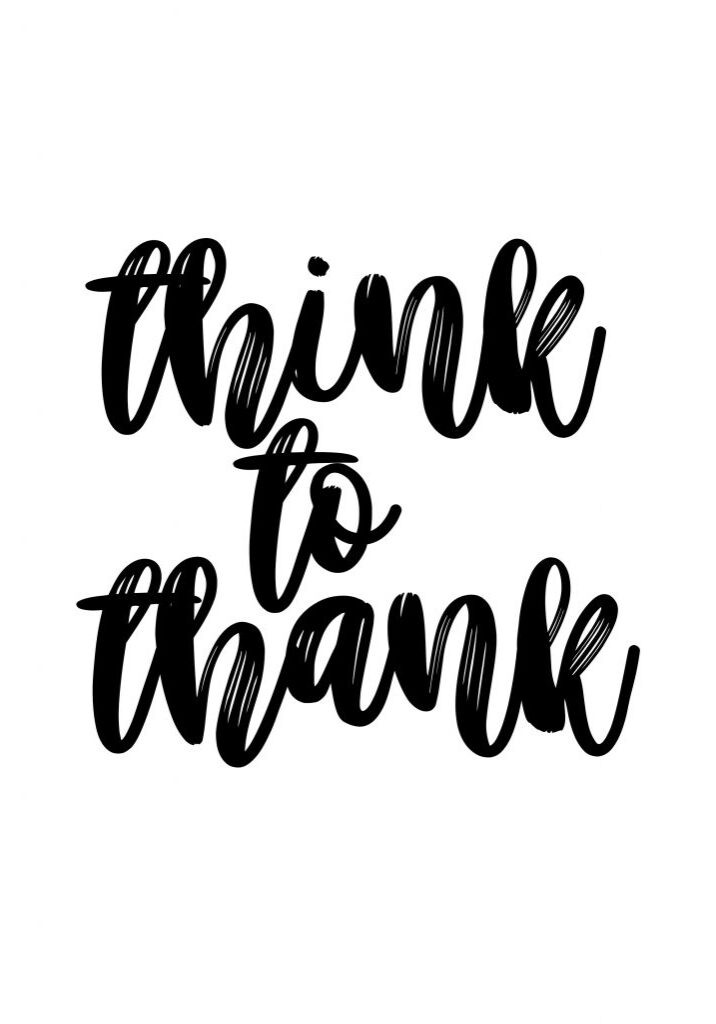 Think to thank