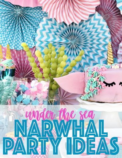 Under the sea party ideas narwhal party