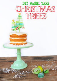 Washi tape christmas tree