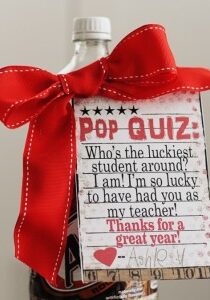 Pop Quiz Teacher Appreciation free printable tag